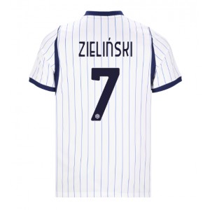 Inter Milan Piotr Zielinski #7 Jalkapallovaatteet Vieraspaita 2026-27 Lyhythihainen